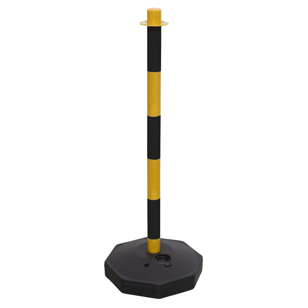 Black/Yellow Post & Chain Kit 25m