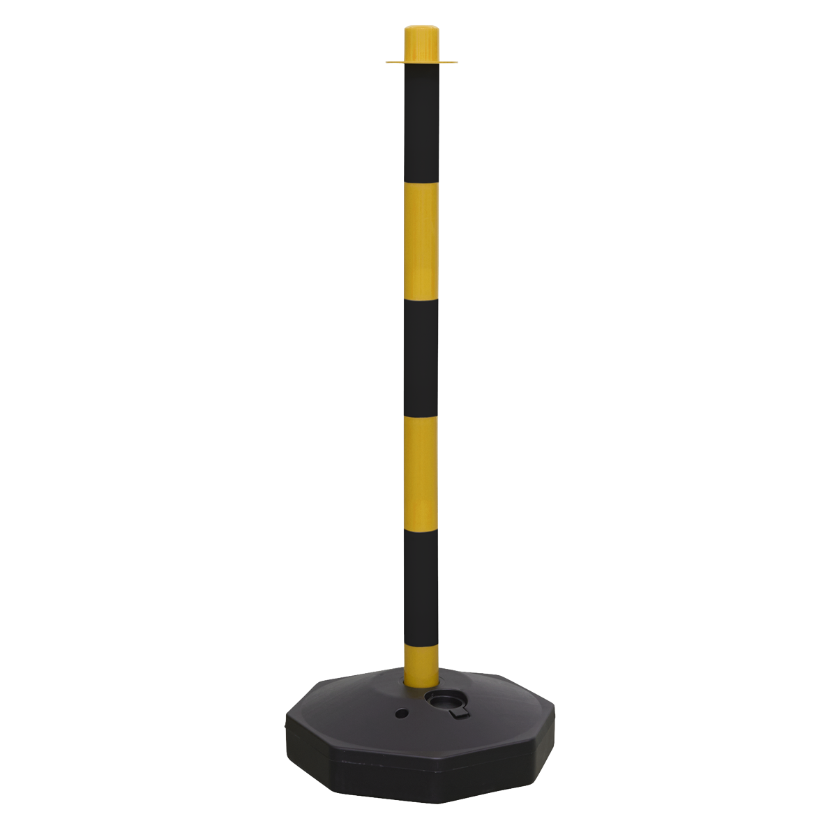 Black/Yellow Post & Chain Kit 25m