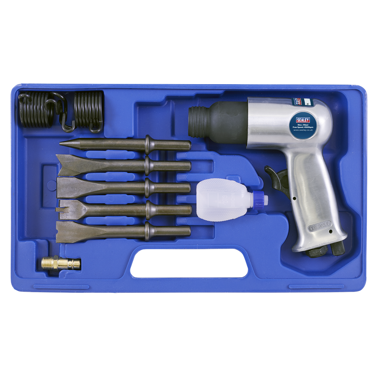 Air Hammer Kit with Chisels Medium Stroke