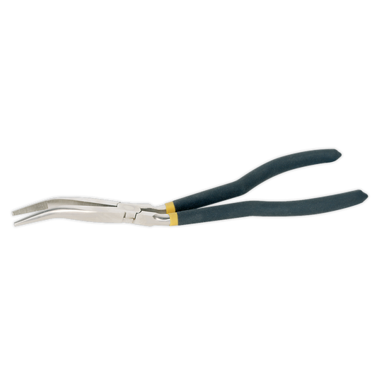 Needle Nose Pliers 280mm Offset Ni-Fe Finish