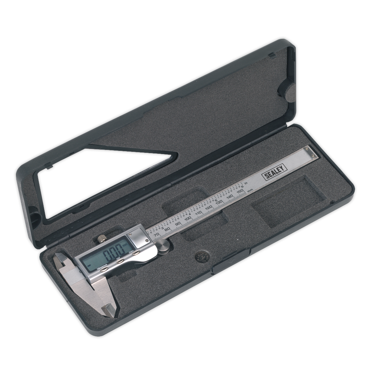 Digital Vernier Caliper 0-150mm(0-6") Stainless Steel