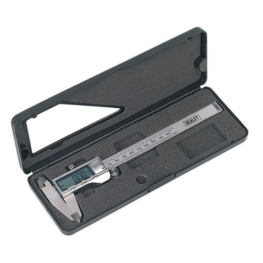 Digital Vernier Caliper 0-150mm(0-6") Stainless Steel