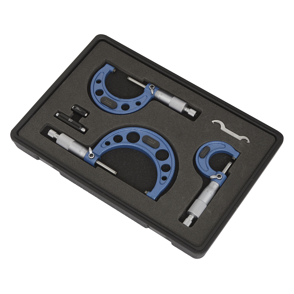 Micrometer Set 3pc Metric