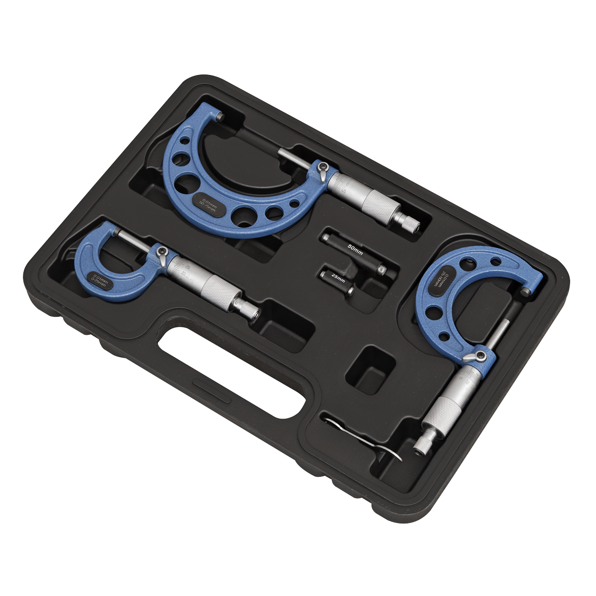 Micrometer Set 3pc Metric