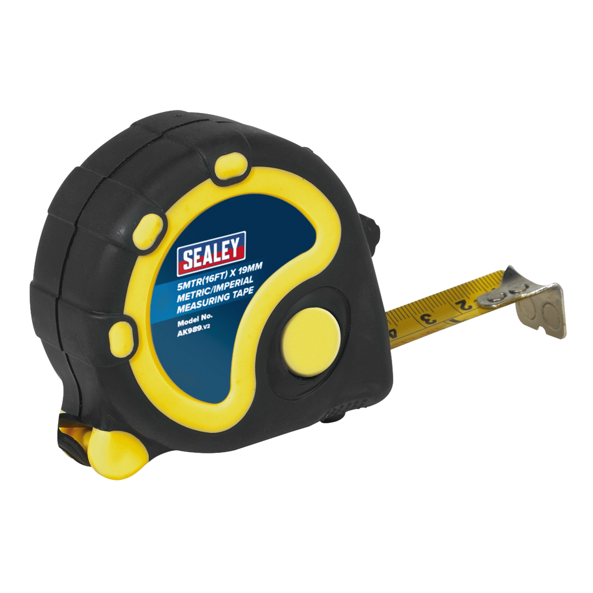 Rubber Tape Measure 5m(16ft) x 19mm - Metric/Imperial