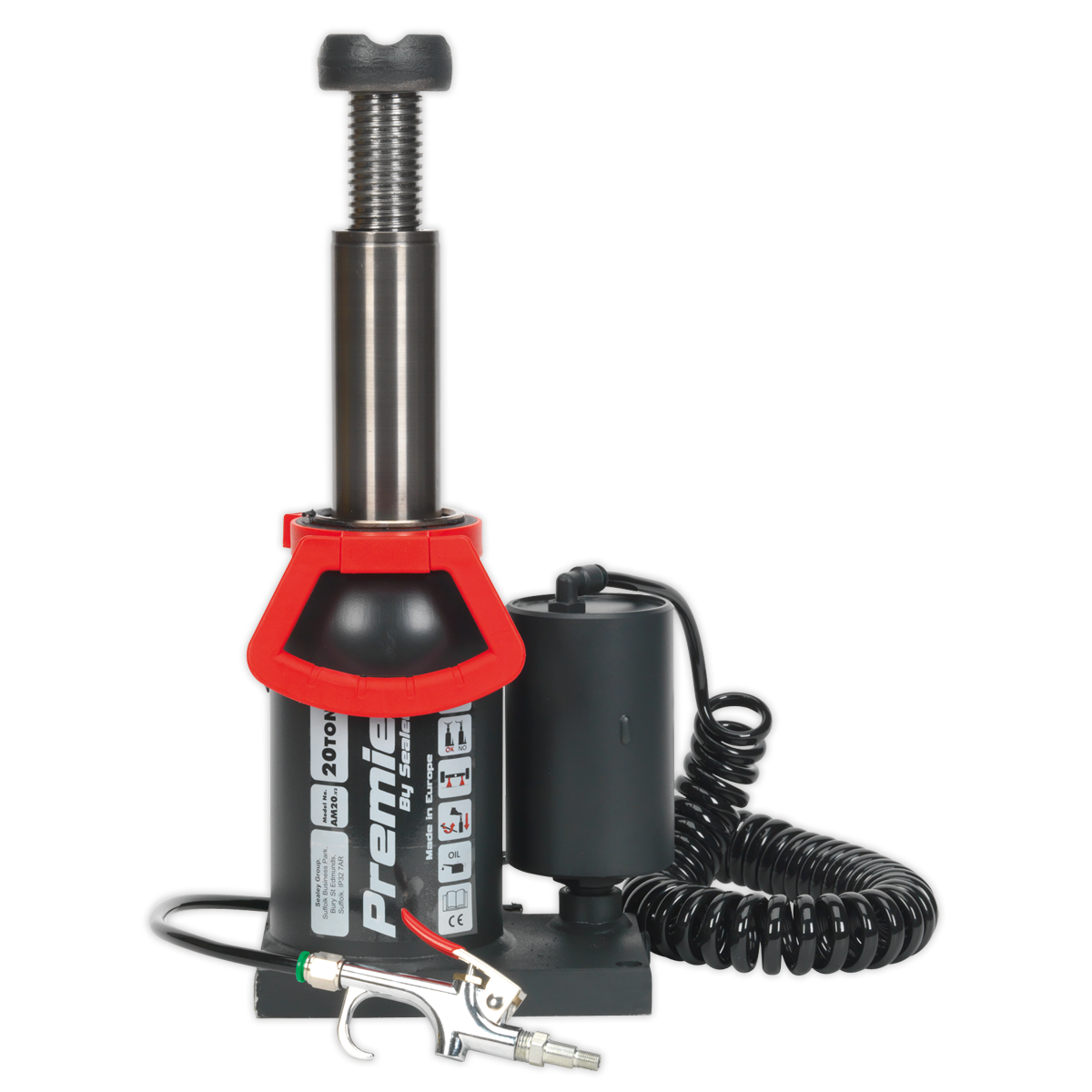 Bottle Jack 20 Tonne Manual/Air Hydraulic