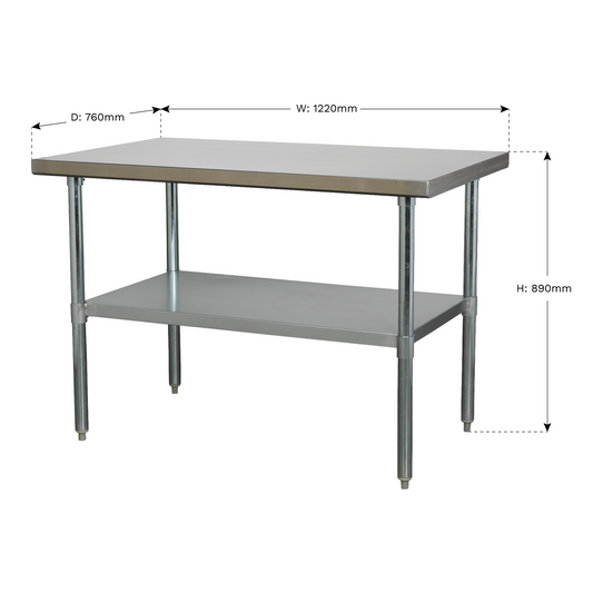 Stainless Steel Workbench 1.2m