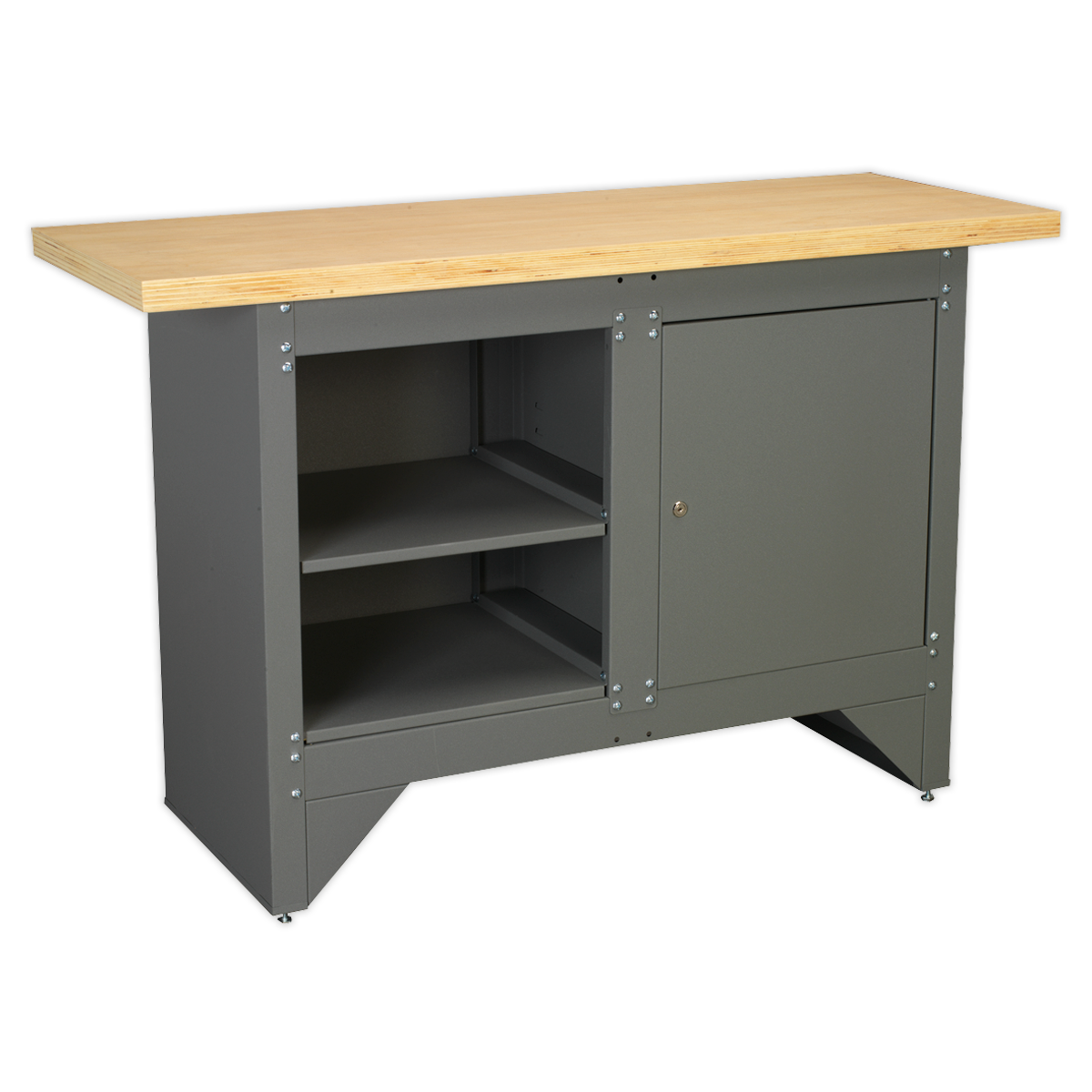 Workbench with Cupboard Heavy-Duty