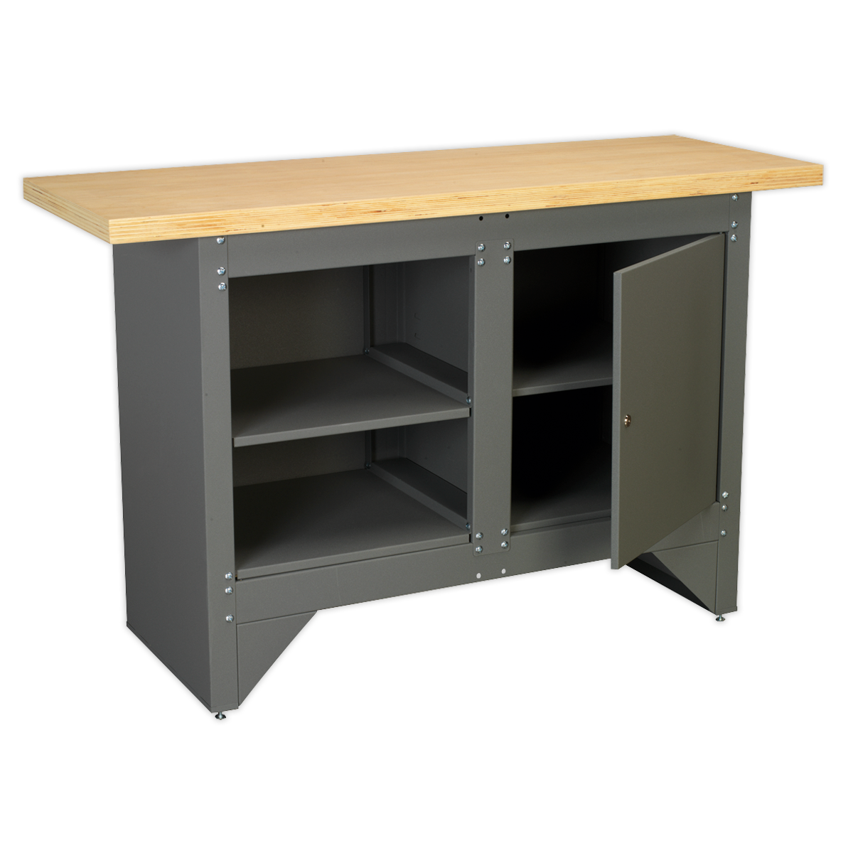 Workbench with Cupboard Heavy-Duty