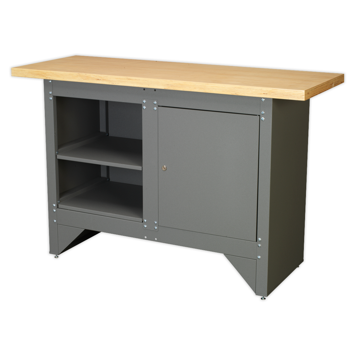 Workbench with Cupboard Heavy-Duty