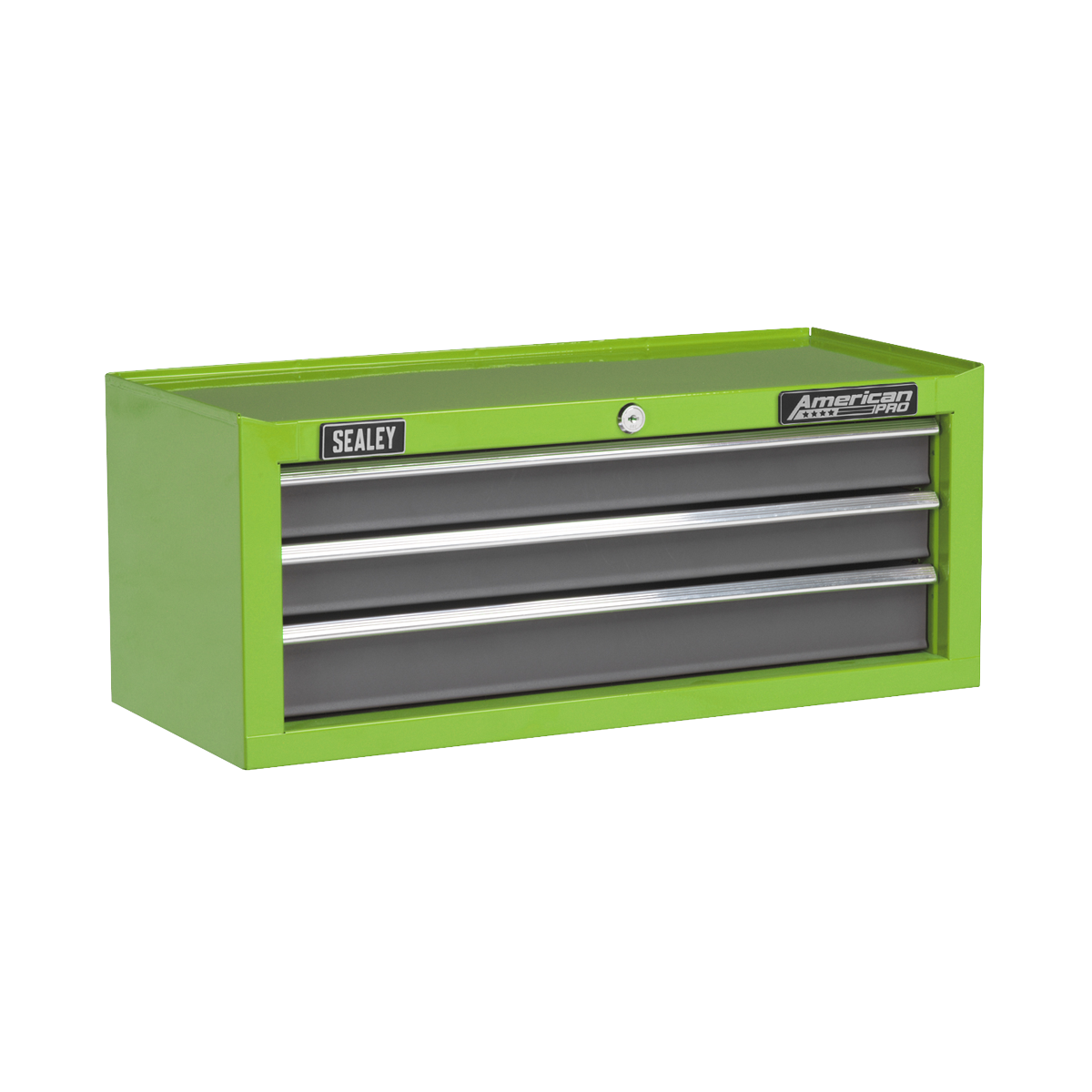 Topchest, Mid-Box & Rollcab 9 Drawer Stack - Hi-Vis Green