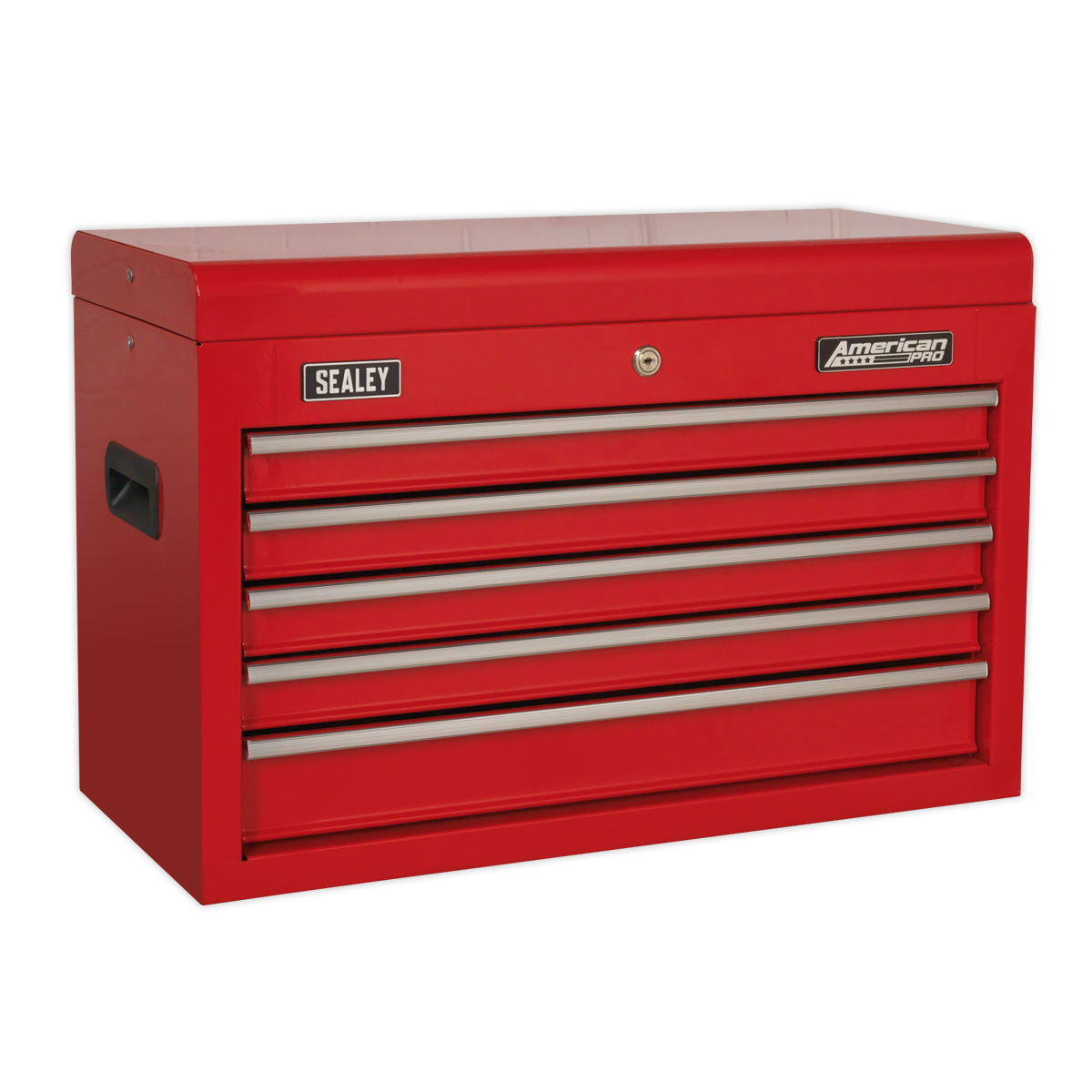 Topchest 5 Drawer with Ball-Bearing Slides - Red