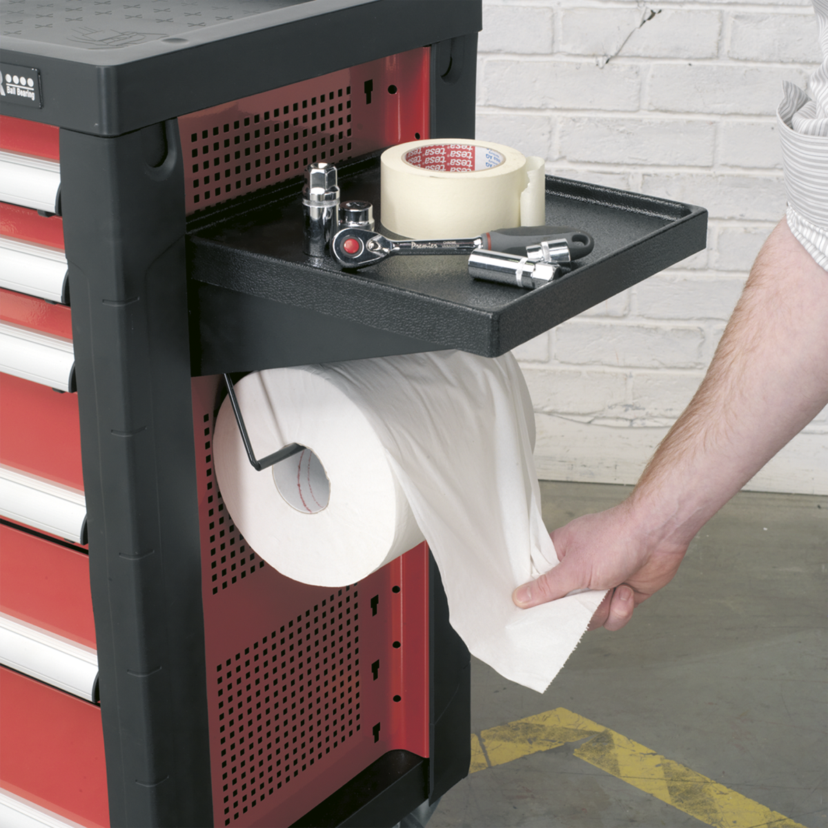 Side Shelf & Roll Holder for AP24 Series Tool Chests