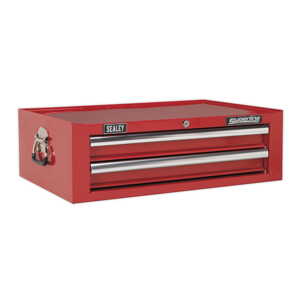 Mid-Box 2 Drawer with Ball-Bearing Slides - Red