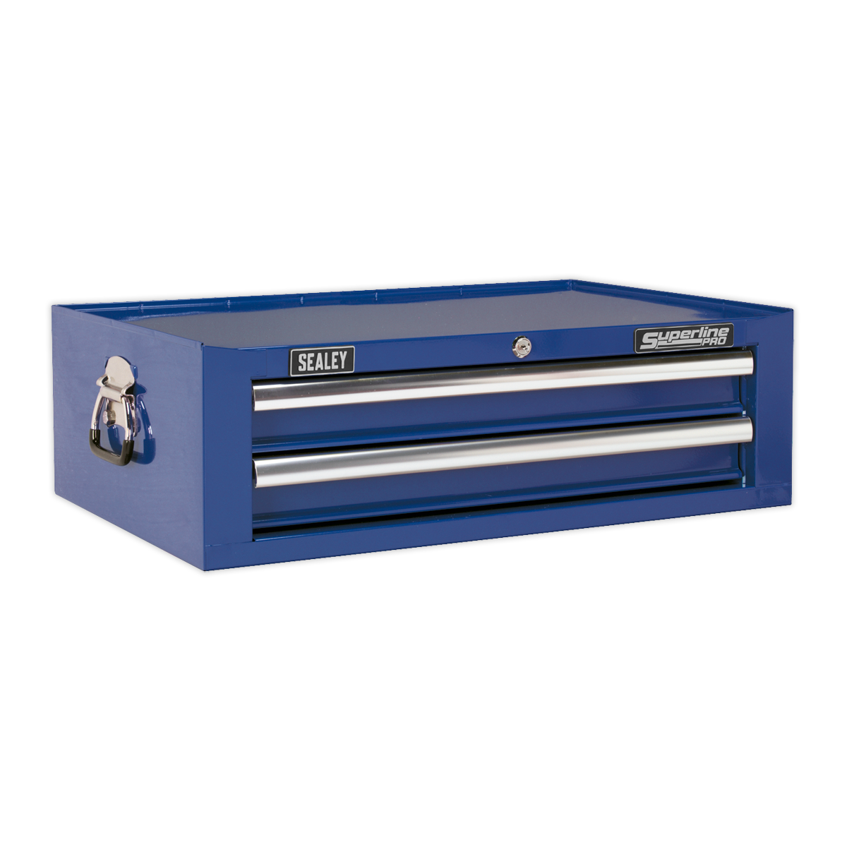 Mid-Box 2 Drawer with Ball-Bearing Slides - Blue