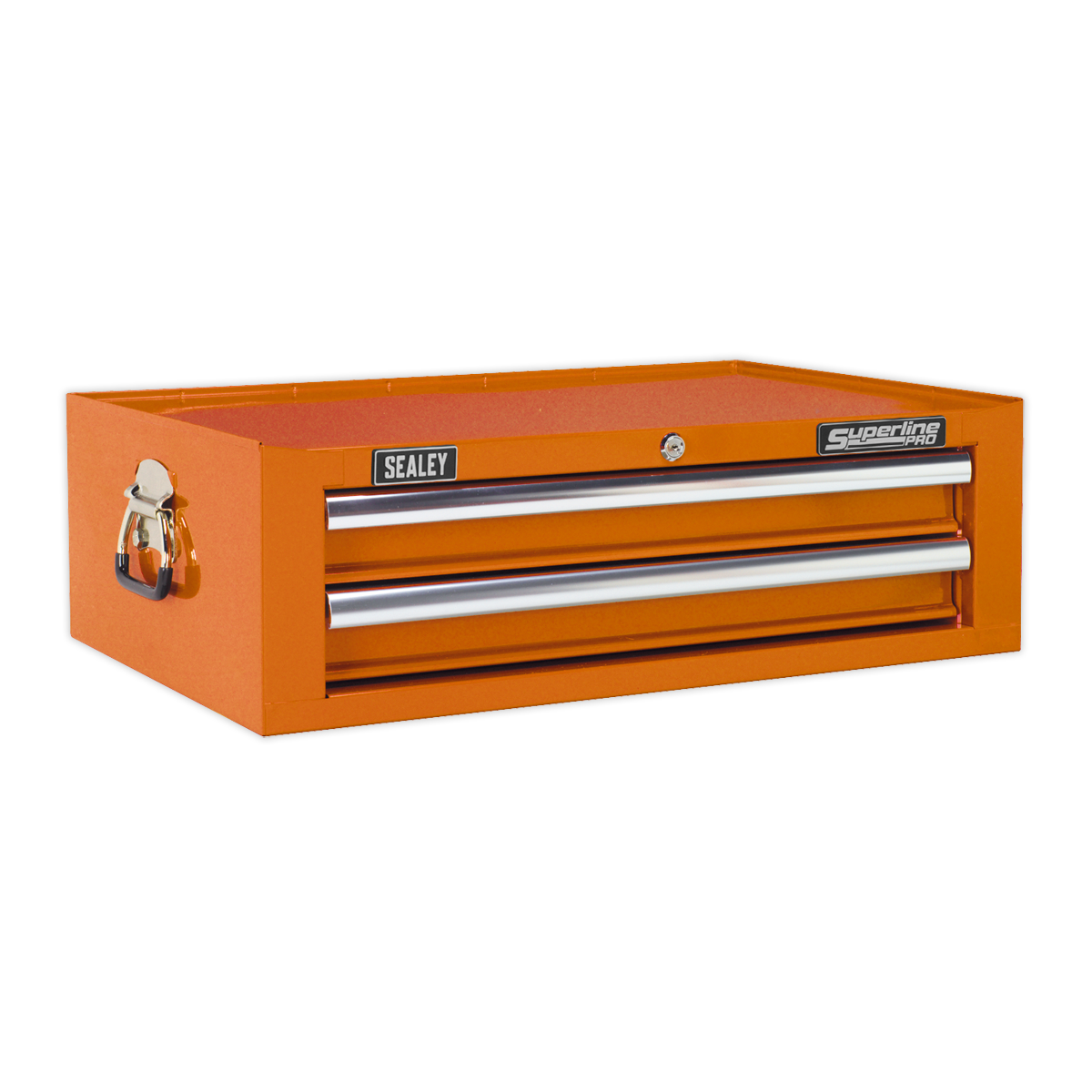 Mid-Box 2 Drawer with Ball-Bearing Slides - Orange