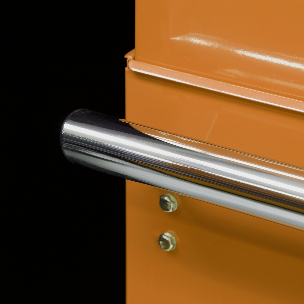 Rollcab 7 Drawer with Ball-Bearing Slides - Orange