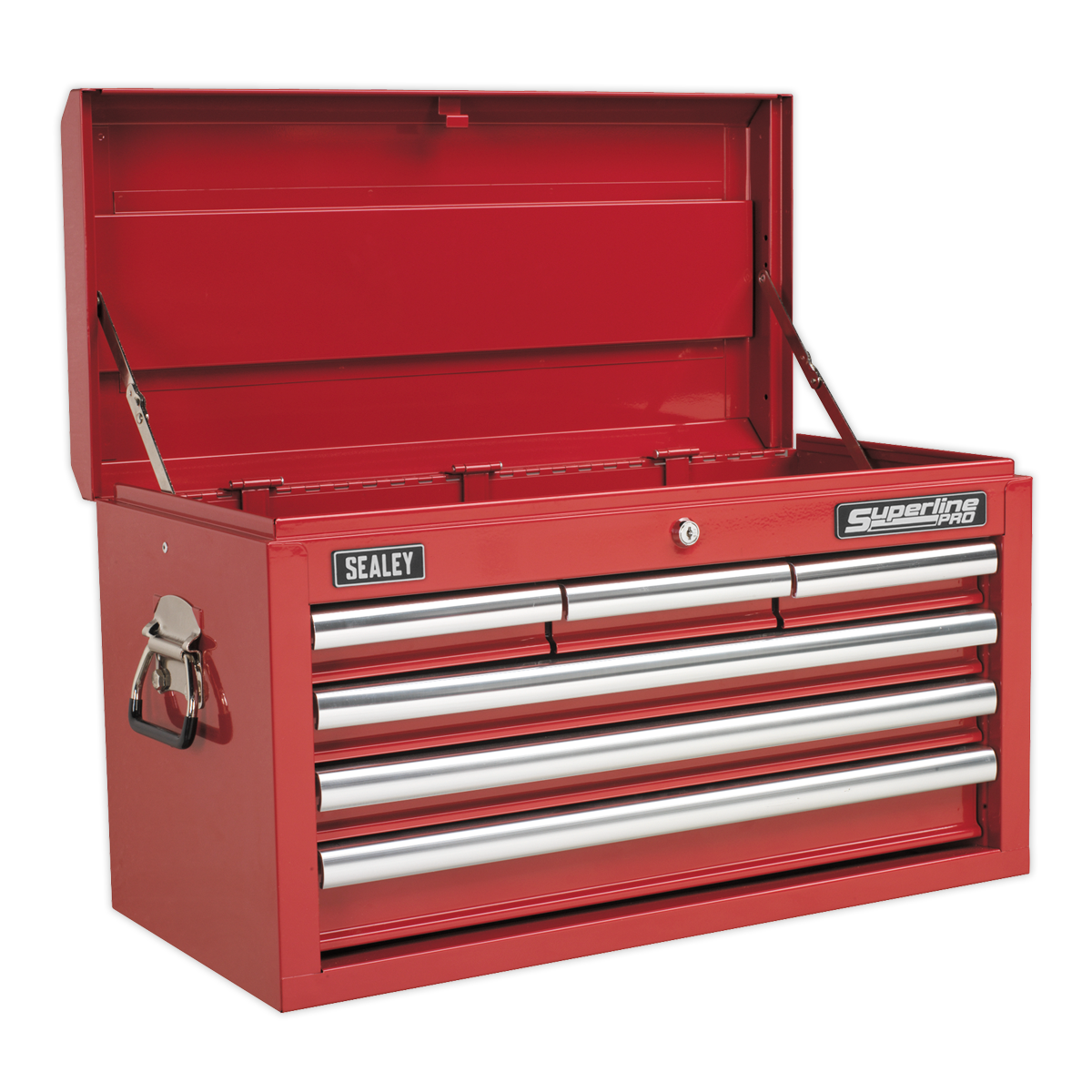 Topchest 6 Drawer with Ball-Bearing Slides - Red