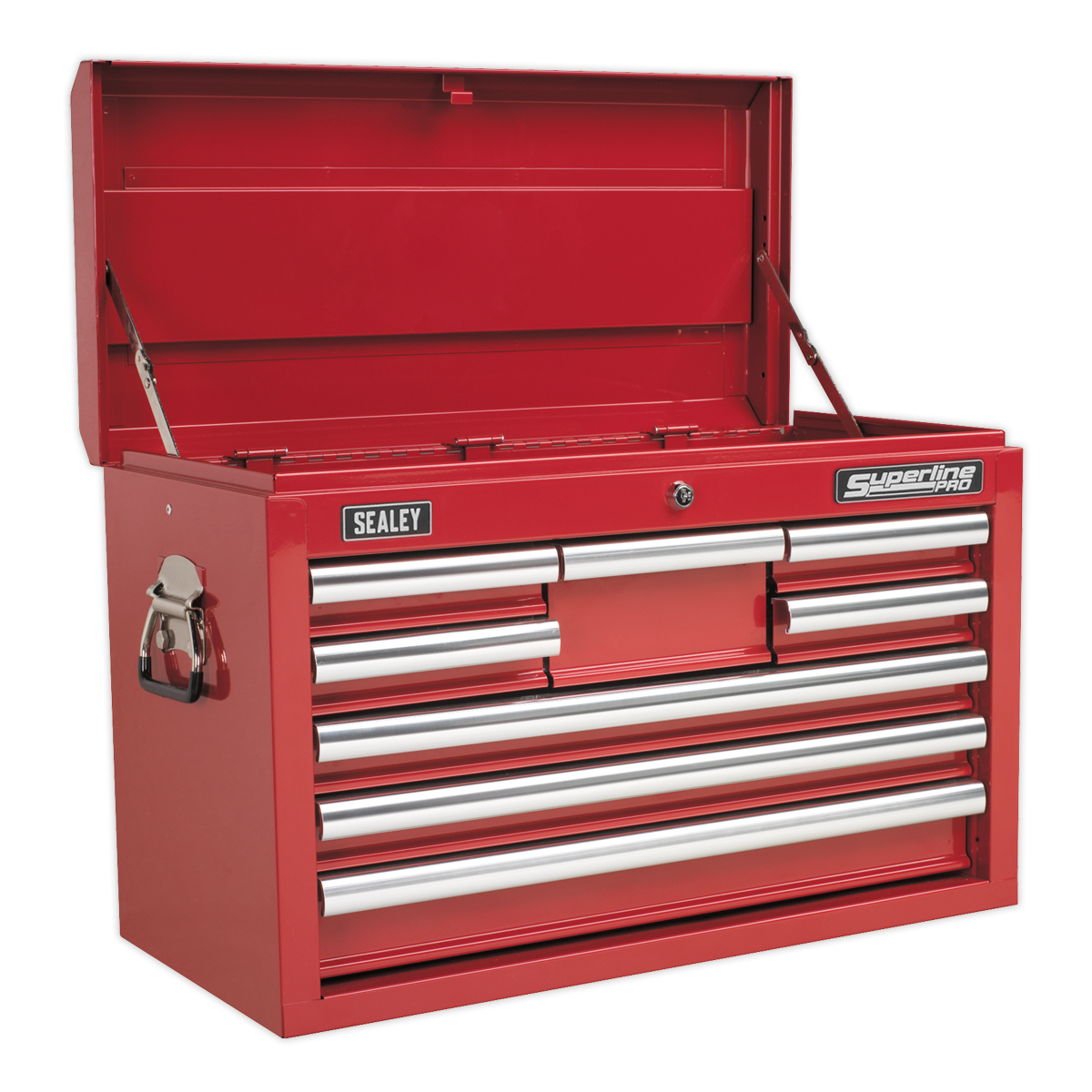 Topchest 8 Drawer with Ball-Bearing Slides - Red