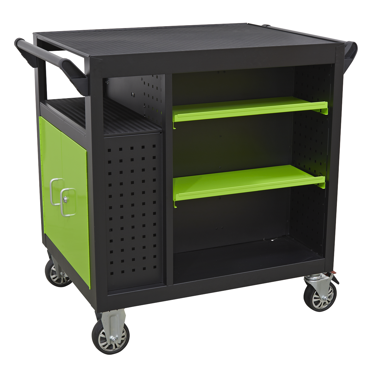 Mobile Workstation 7 Drawer & Cupboard 920mm