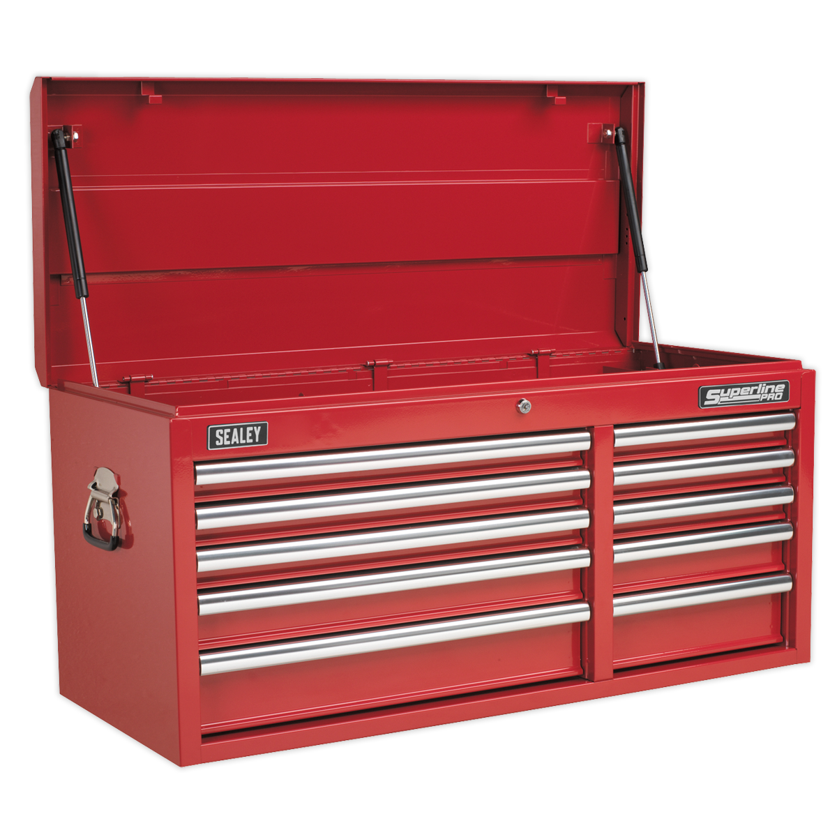 Topchest 10 Drawer with Ball-Bearing Slides Heavy-Duty - Red