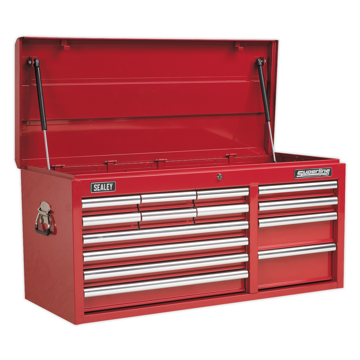 Topchest 14 Drawer with Ball-Bearing Slides Heavy-Duty - Red