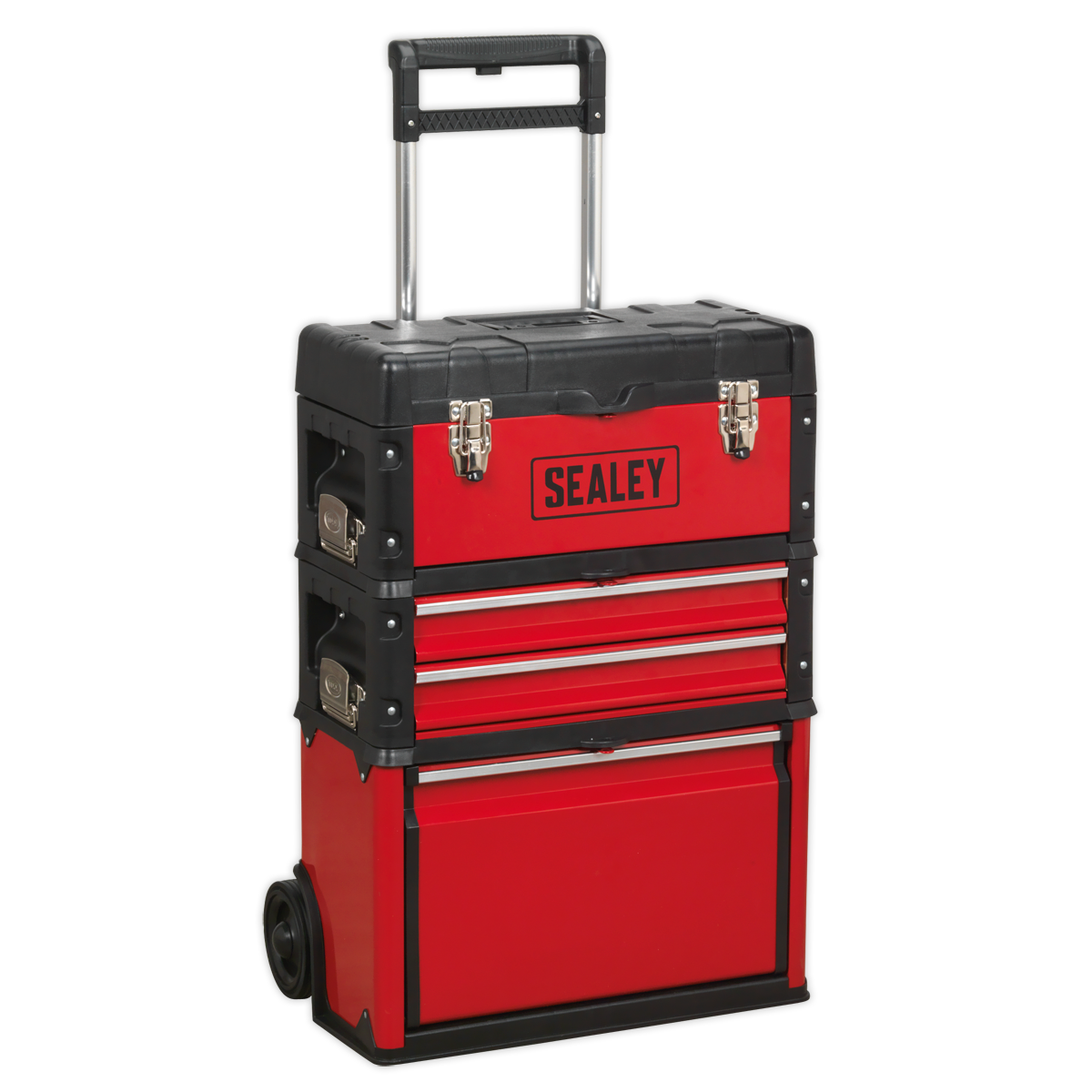 Mobile Steel/Composite Toolbox - 3 Compartment