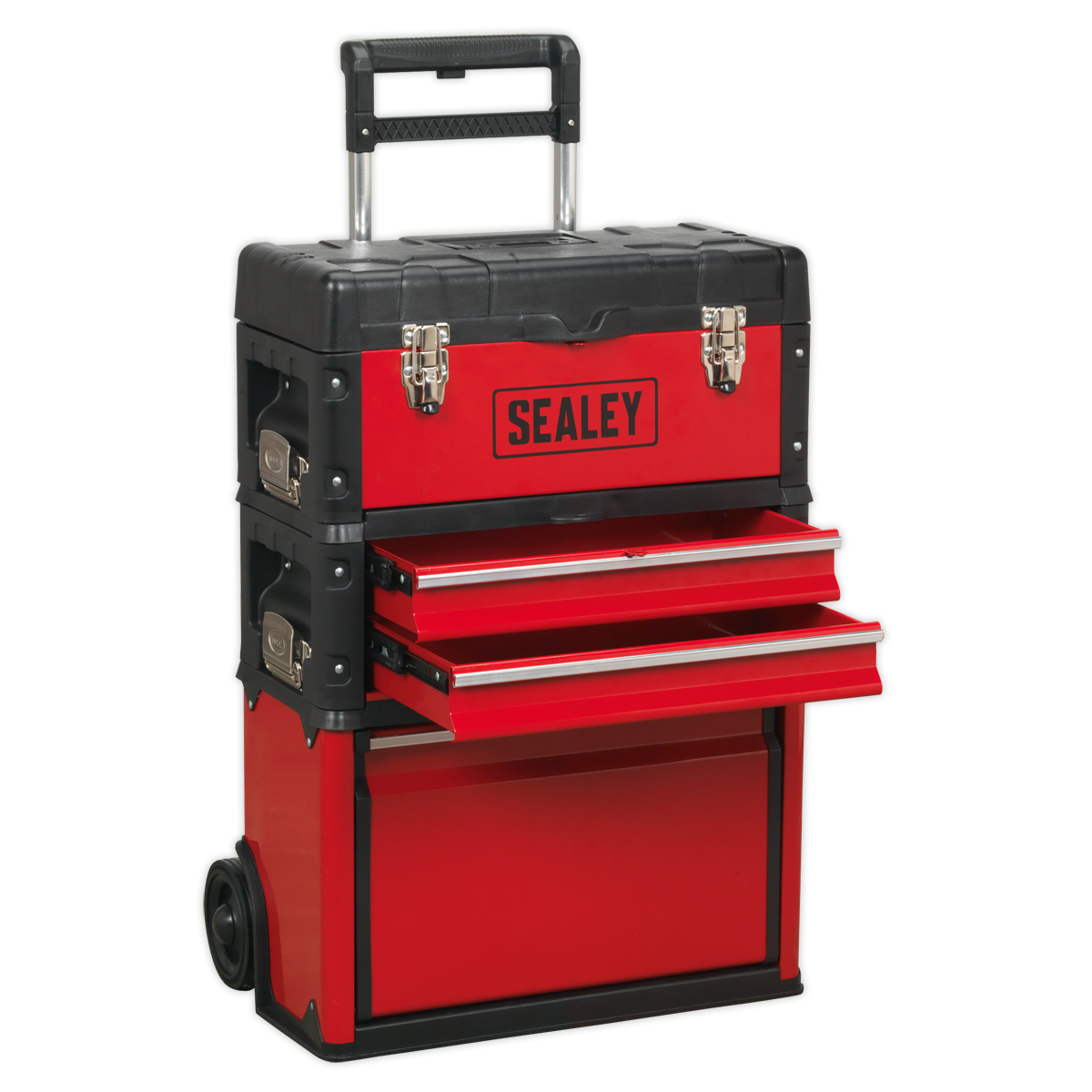 Mobile Steel/Composite Toolbox - 3 Compartment