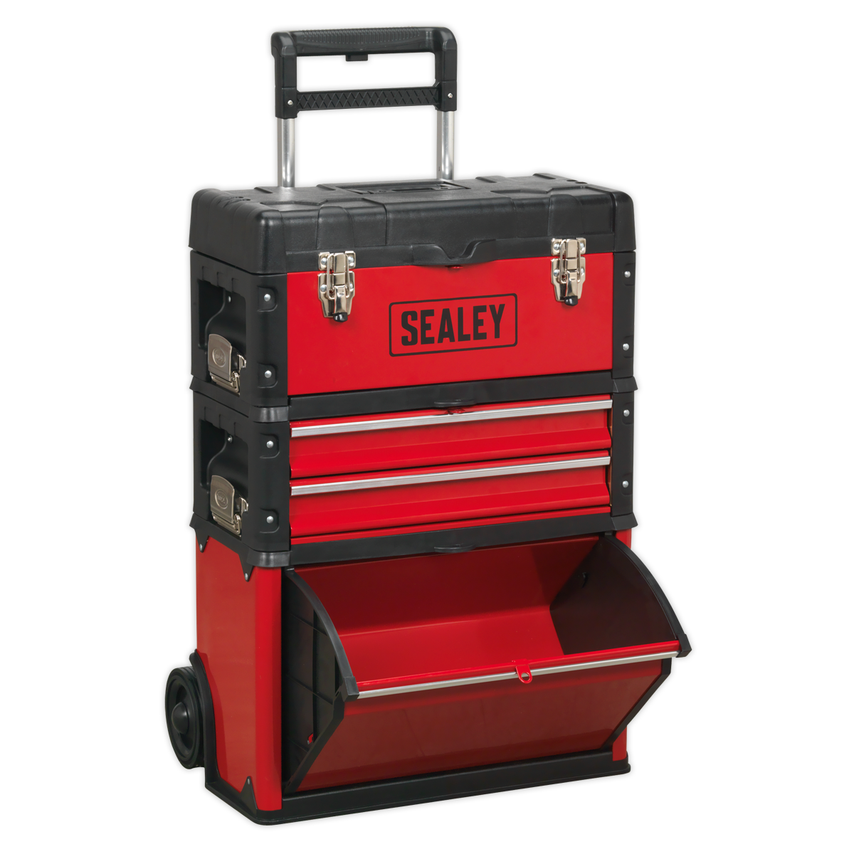 Mobile Steel/Composite Toolbox - 3 Compartment