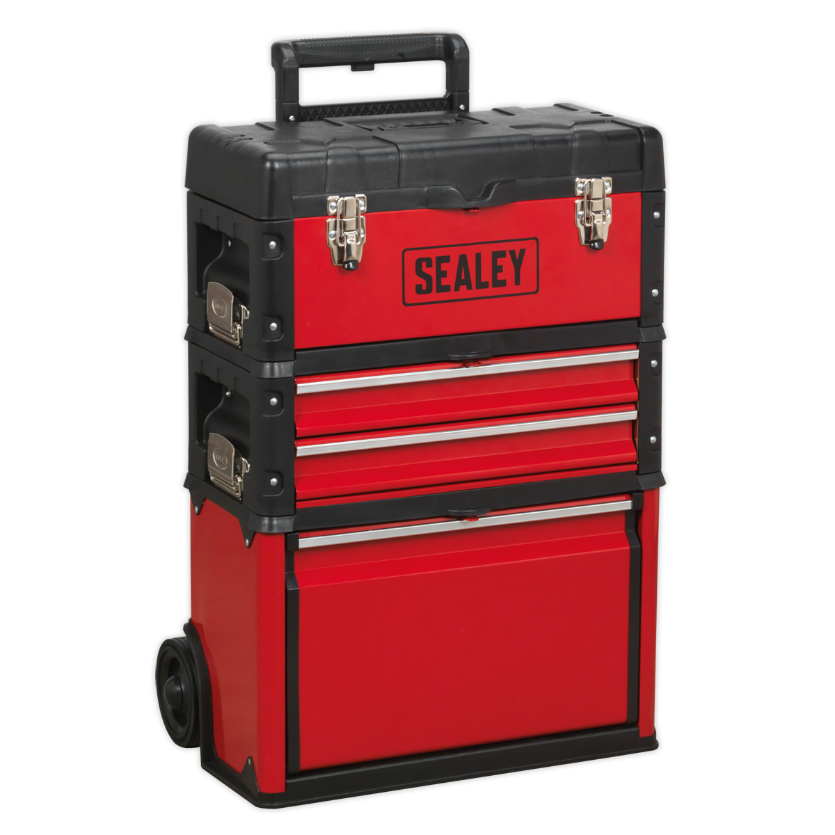 Mobile Steel/Composite Toolbox - 3 Compartment