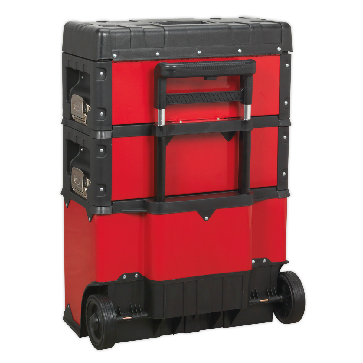 Mobile Steel/Composite Toolbox - 3 Compartment