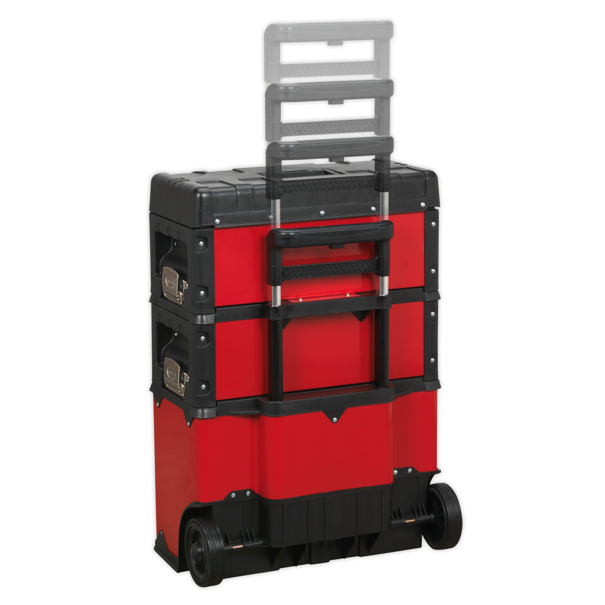 Mobile Steel/Composite Toolbox - 3 Compartment