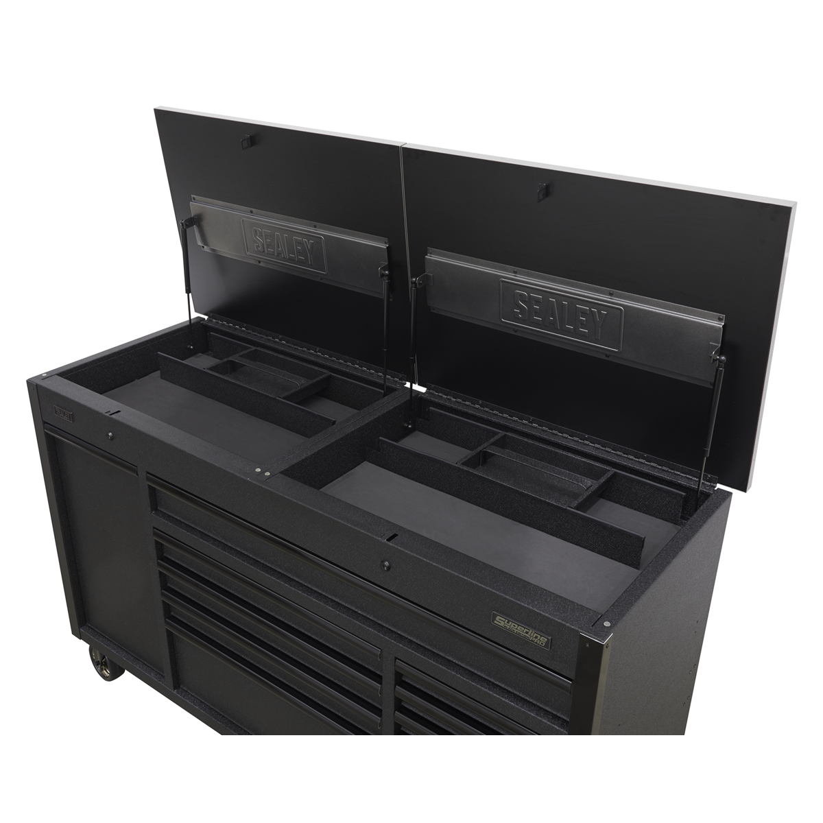 Mobile Tool Cabinet 1600mm with Power Tool Charging Drawer