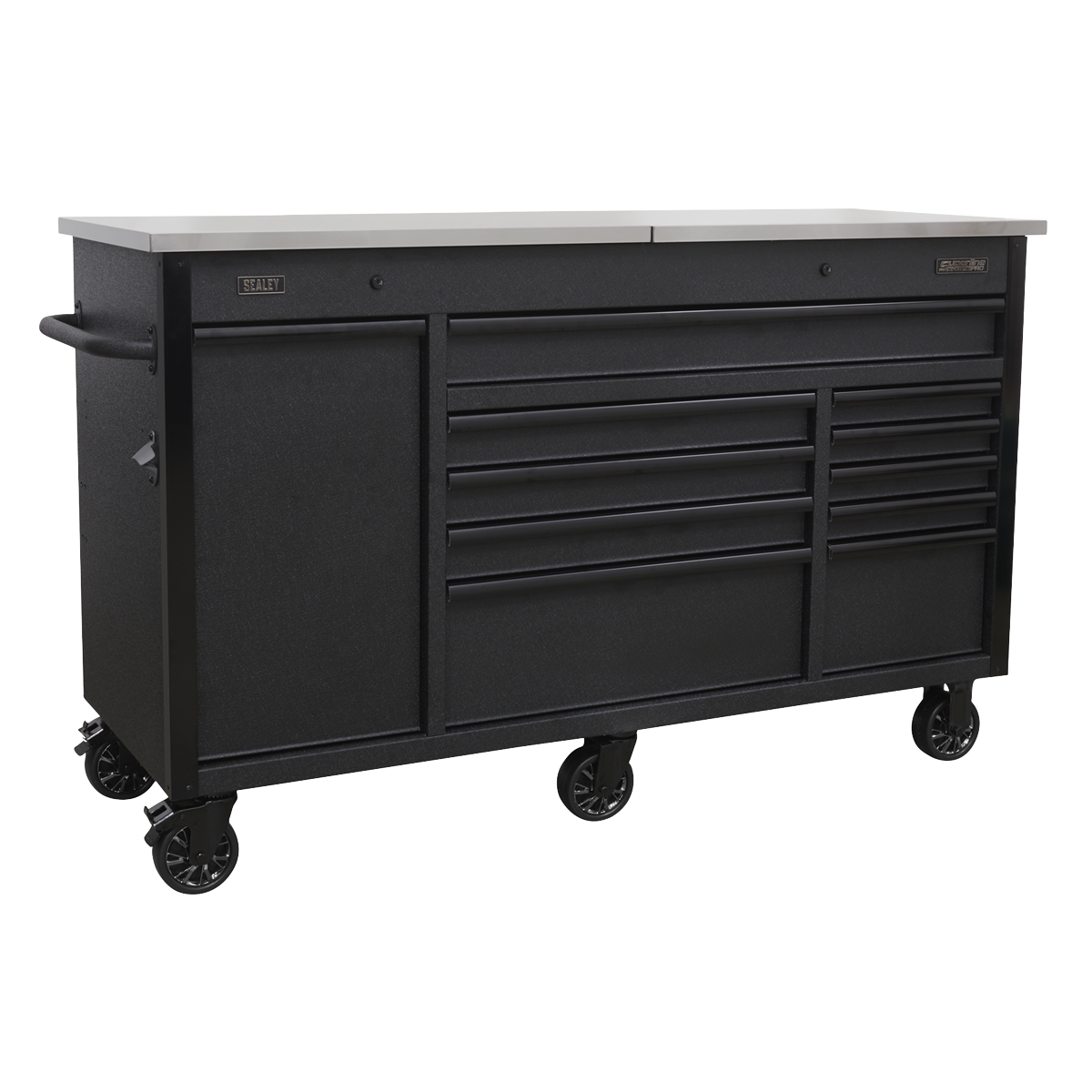 Mobile Tool Cabinet 1600mm with Power Tool Charging Drawer