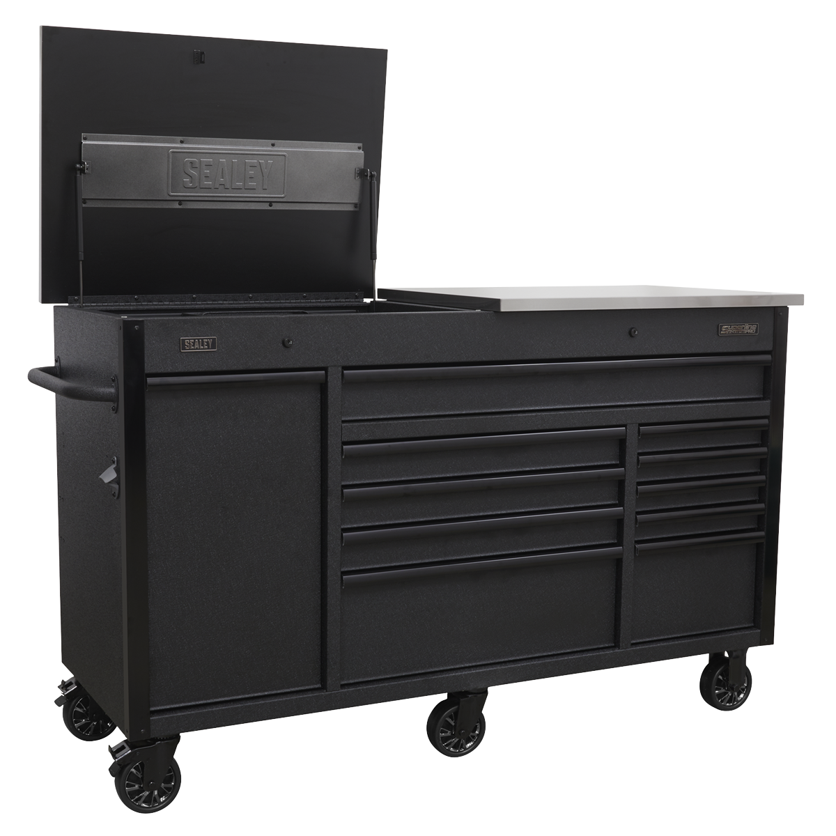 Mobile Tool Cabinet 1600mm with Power Tool Charging Drawer