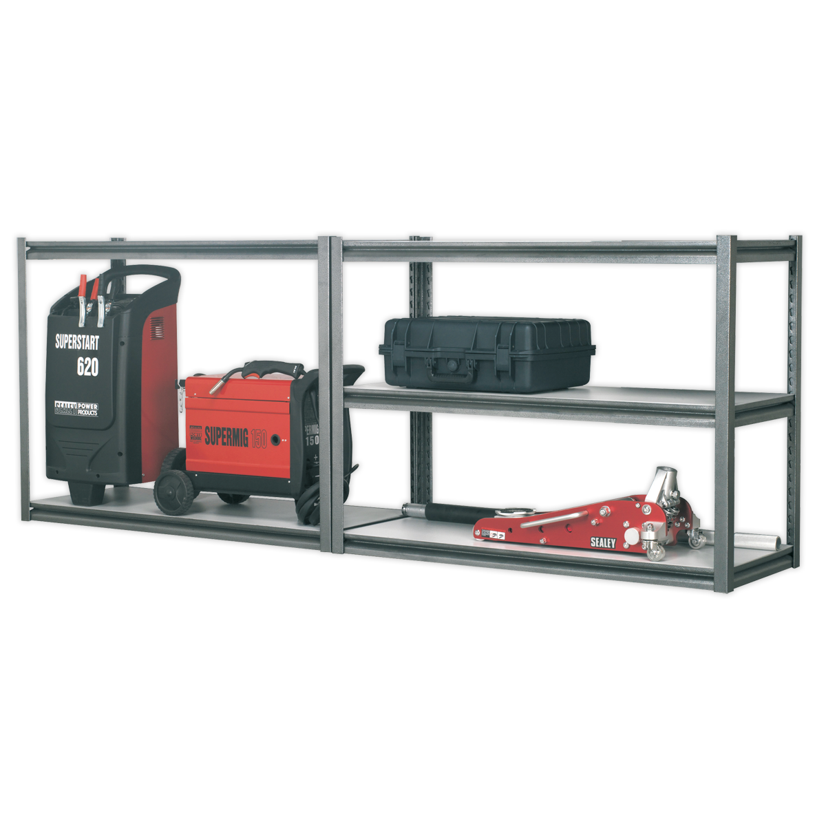 Racking Unit with 5 Shelves 600kg Capacity Per Level