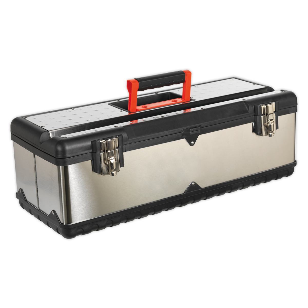 Stainless Steel Toolbox 660mm with Tote Tray