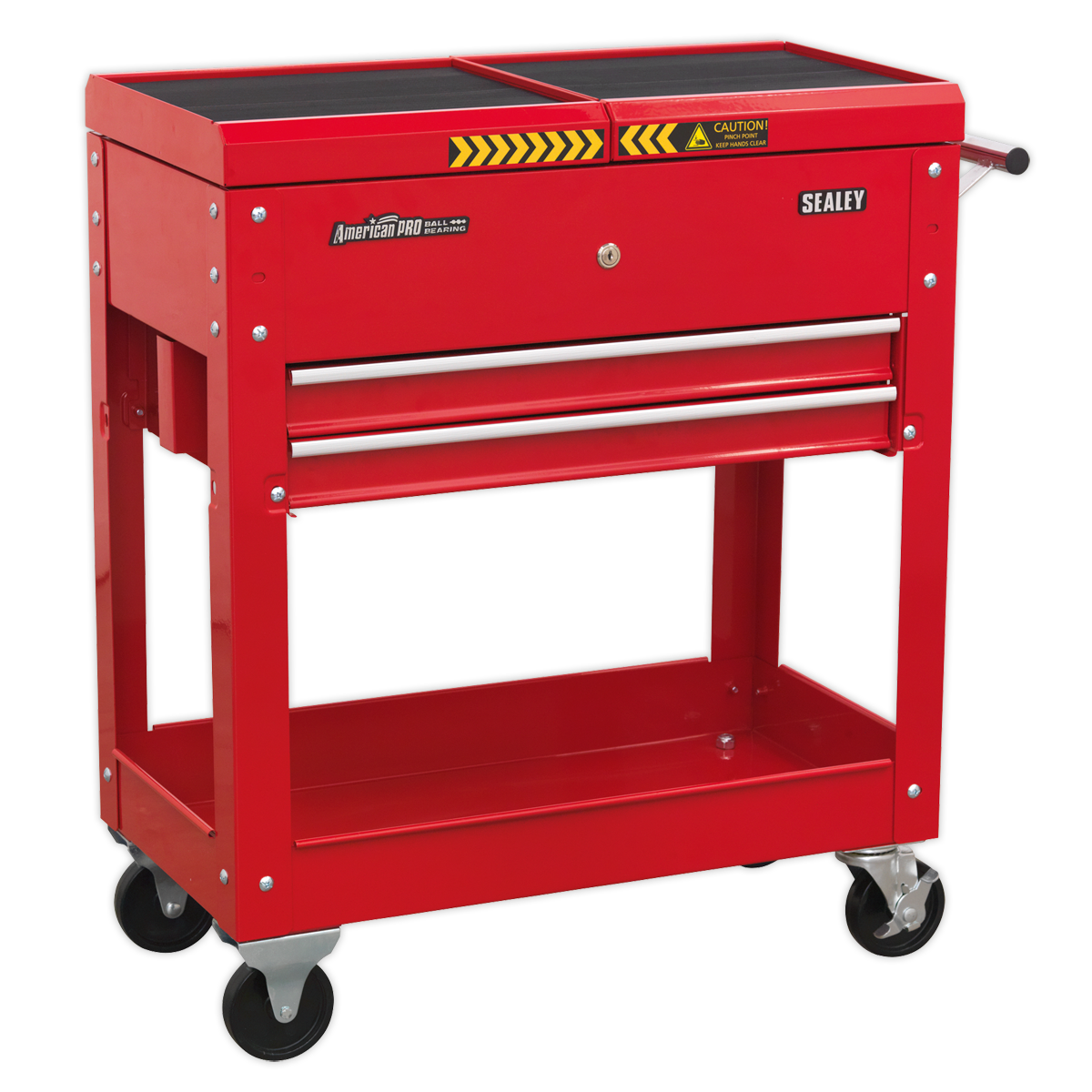 Mobile Tool & Parts Trolley - Red