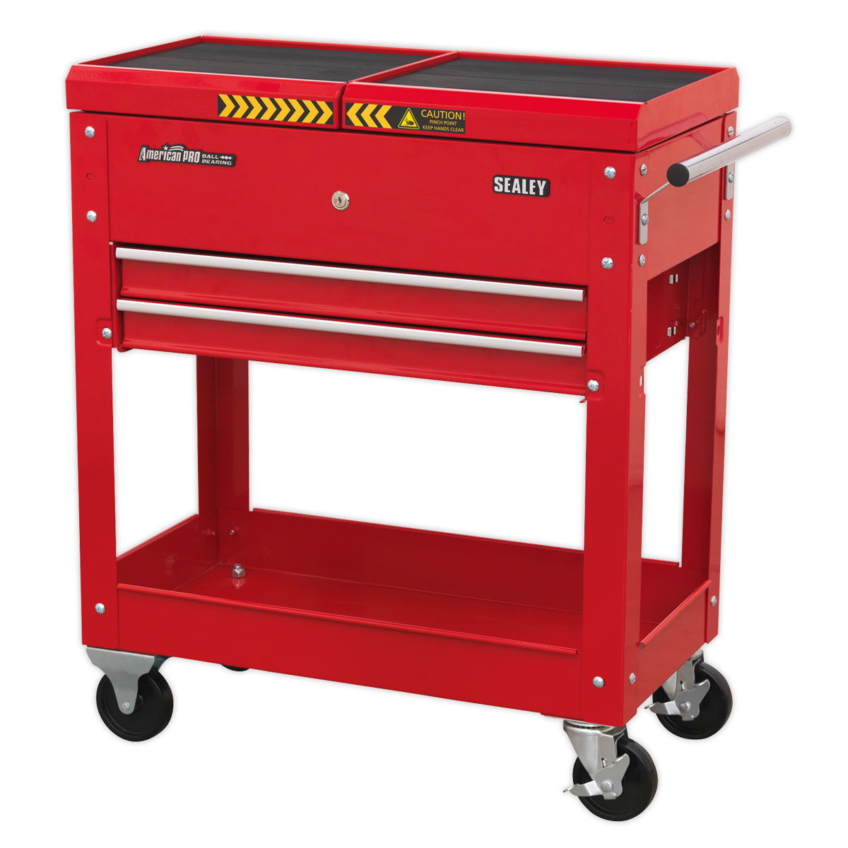 Mobile Tool & Parts Trolley - Red