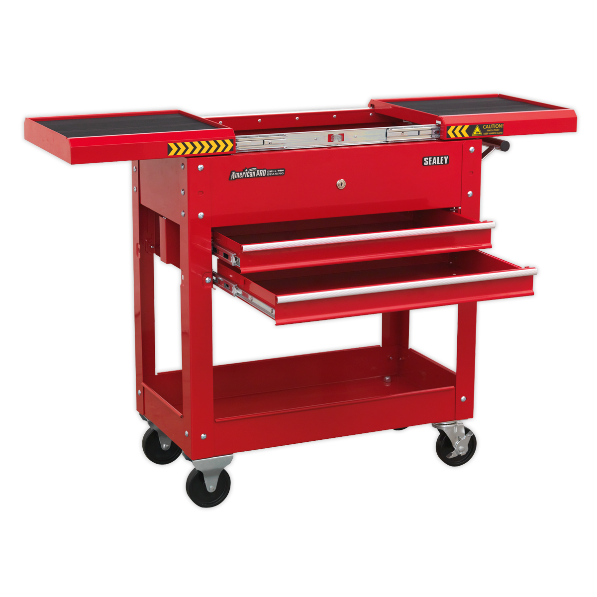 Mobile Tool & Parts Trolley - Red