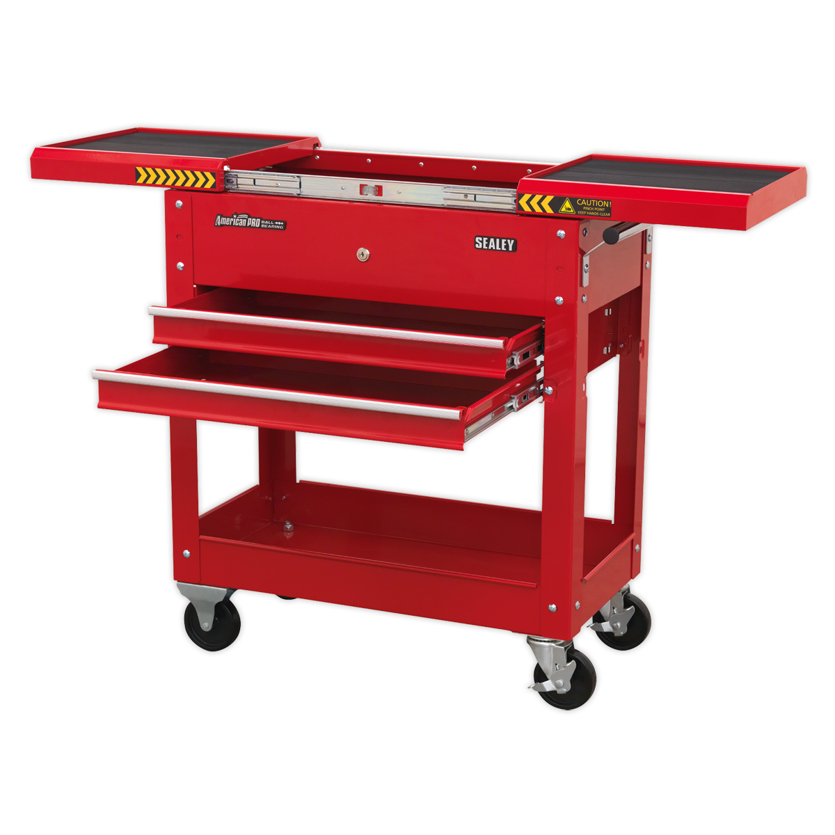 Mobile Tool & Parts Trolley - Red