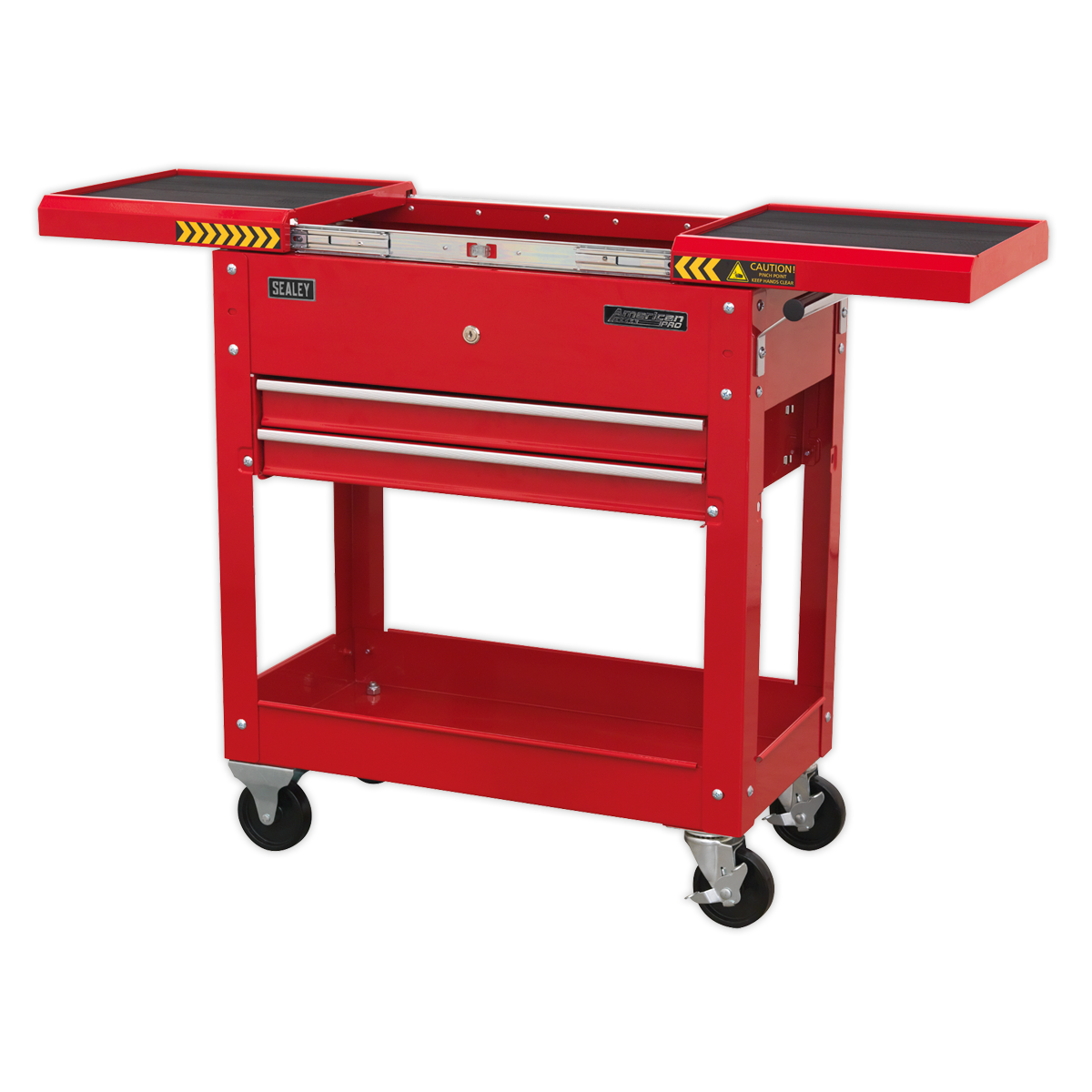 Mobile Tool & Parts Trolley - Red