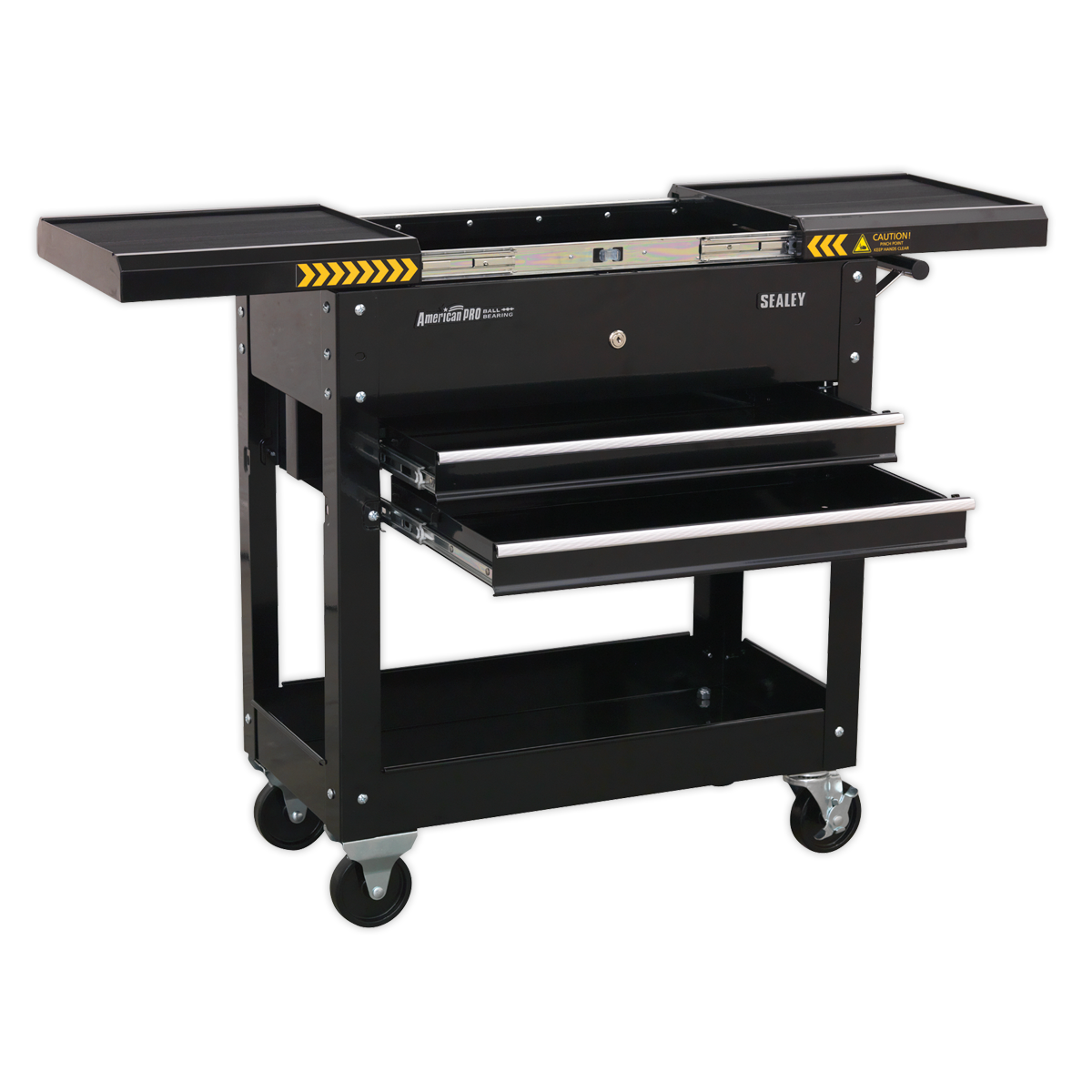 Mobile Tool & Parts Trolley - Black