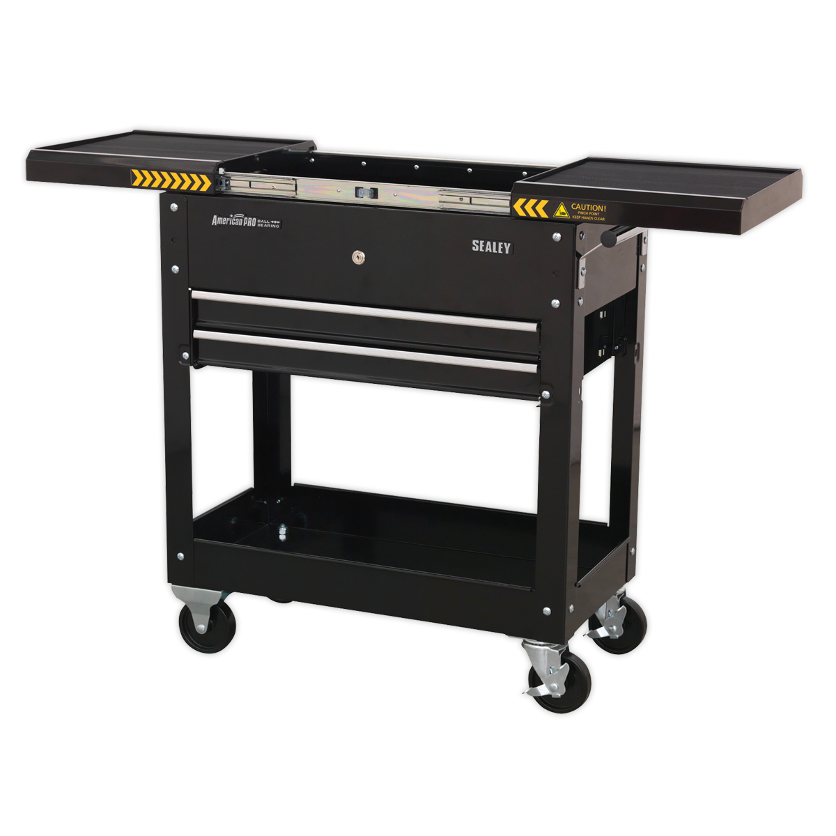 Mobile Tool & Parts Trolley - Black