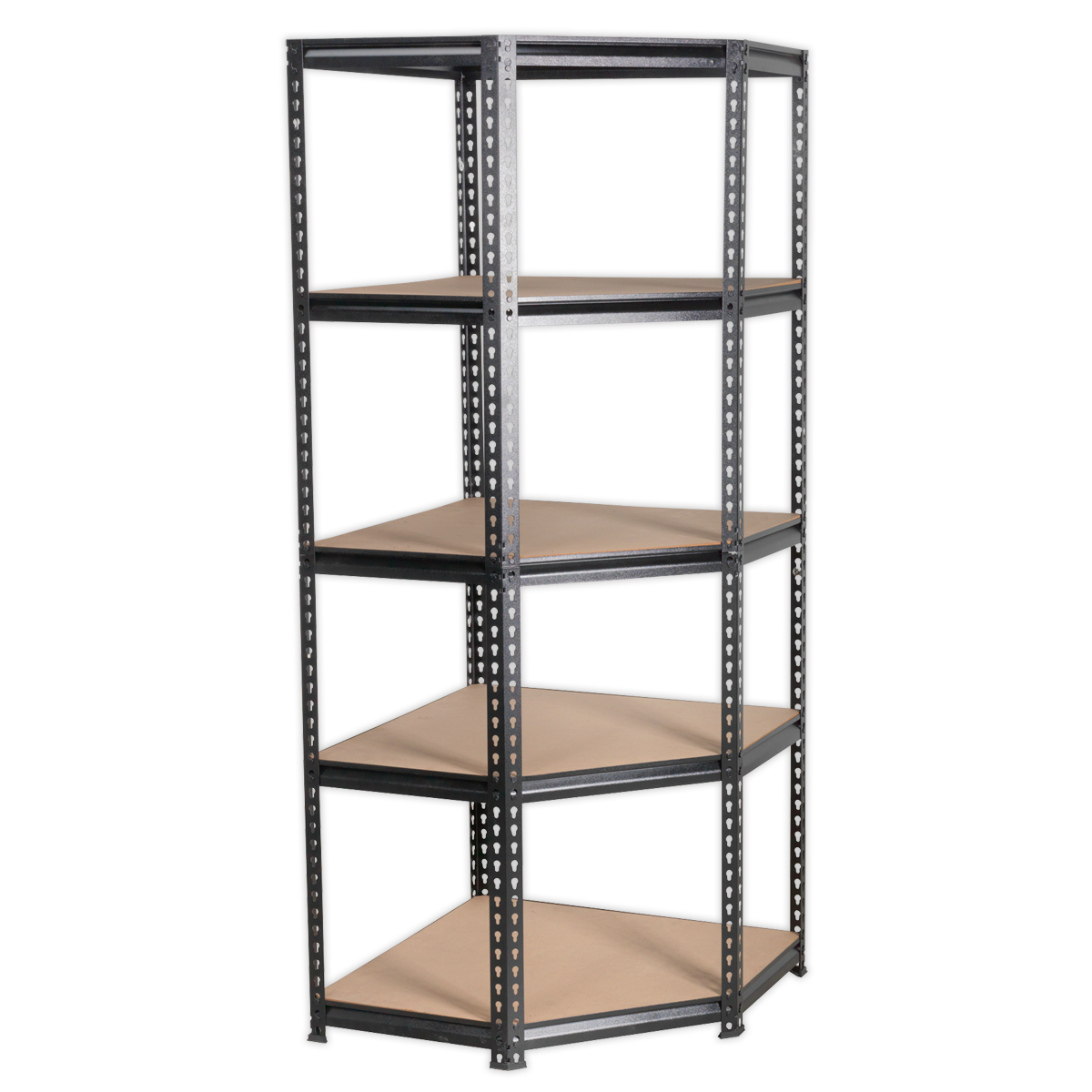 Corner Racking Unit 5 Level 150kg Capacity Per Level