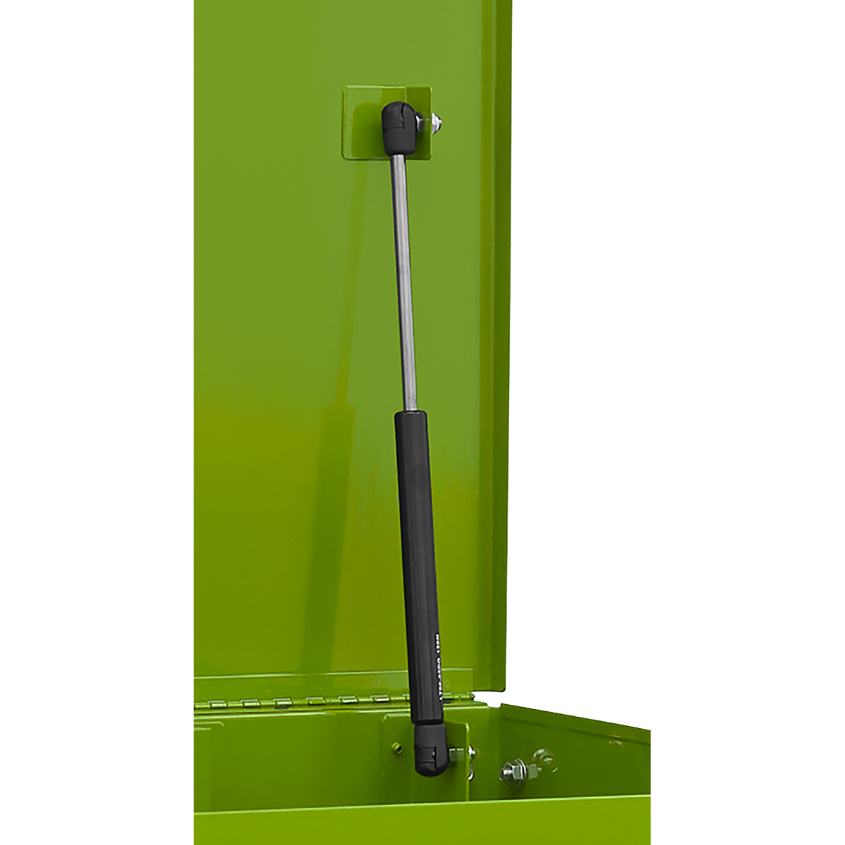 Heavy-Duty Mobile Tool & Parts Trolley with 5 Drawers and Lockable Top- Hi-Vis Green