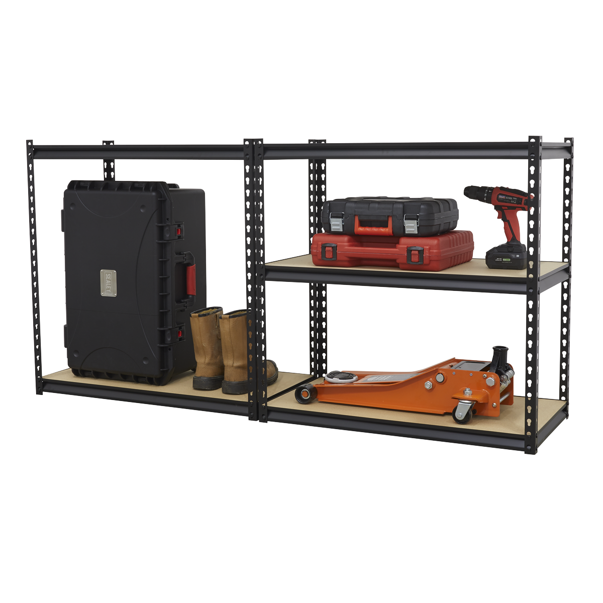 Racking Unit with 5 Shelves 340kg Capacity Per Level