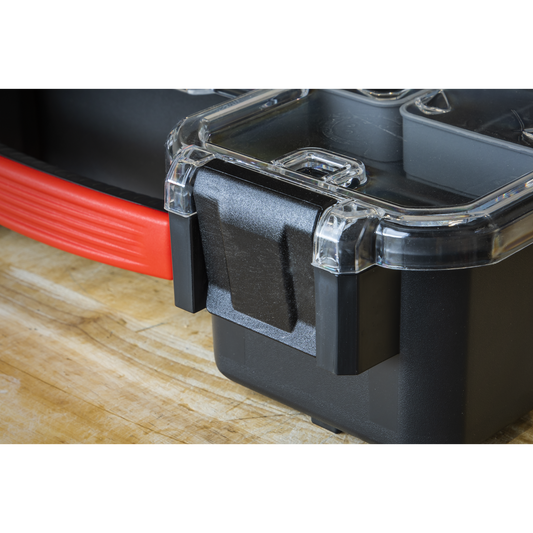 Parts Storage Case with Fixed & Removable Compartments