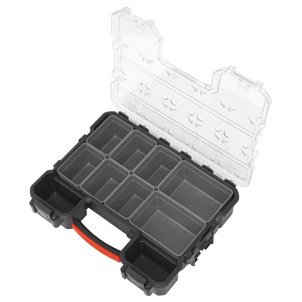 Parts Storage Case with Fixed & Removable Compartments