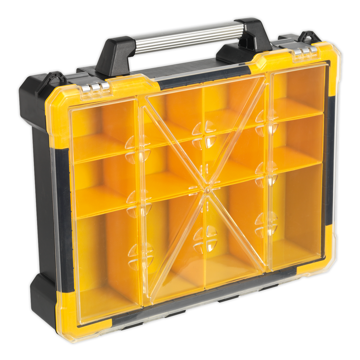 Parts Storage Case with 12 Removable Compartments